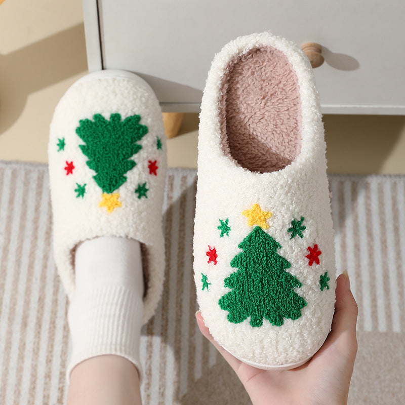 Santa Claus Cotton Slippers