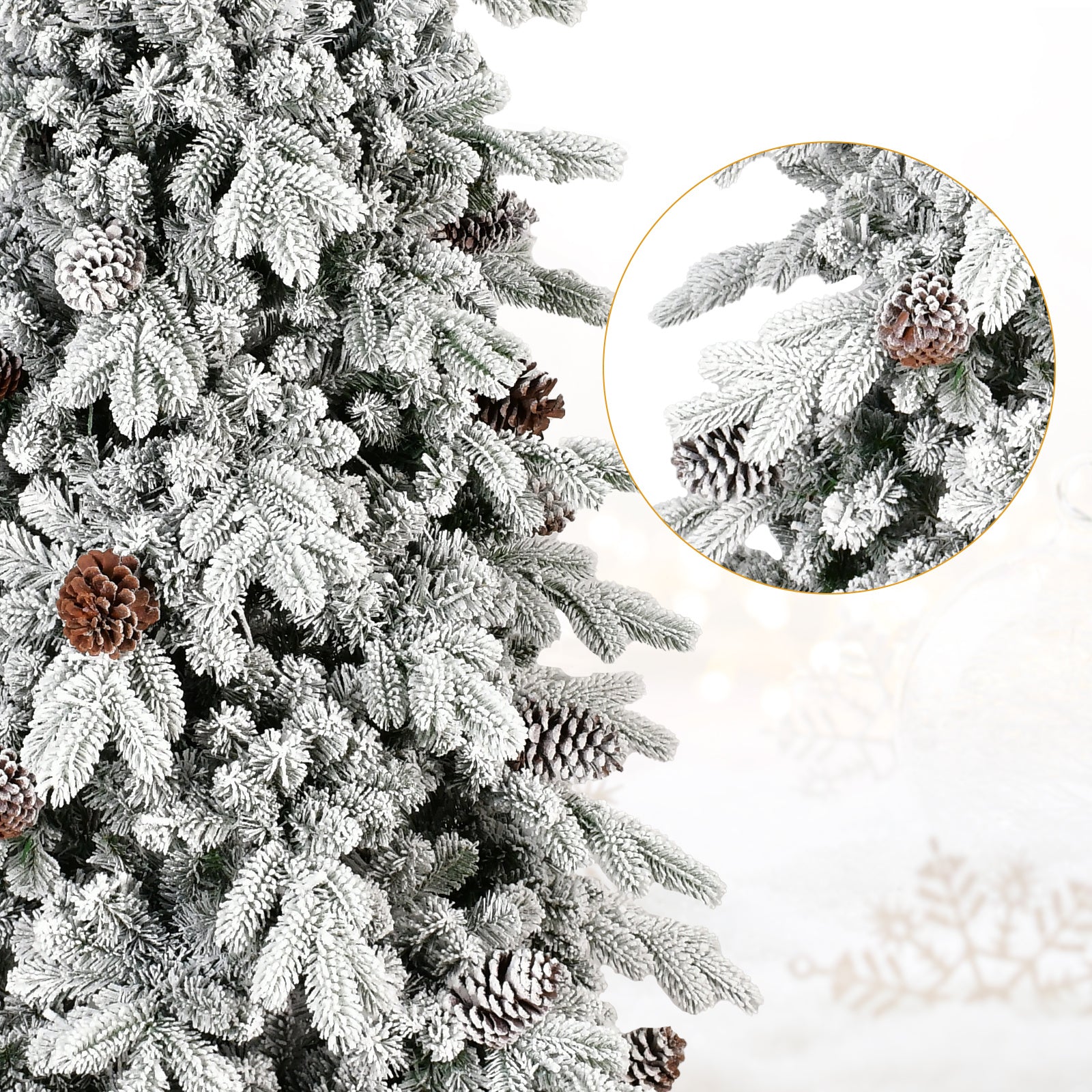 PVC Christmas snow Tree