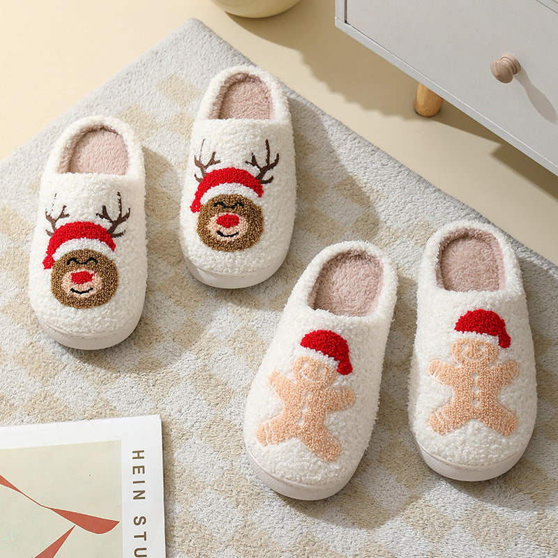 Santa Claus Cotton Slippers