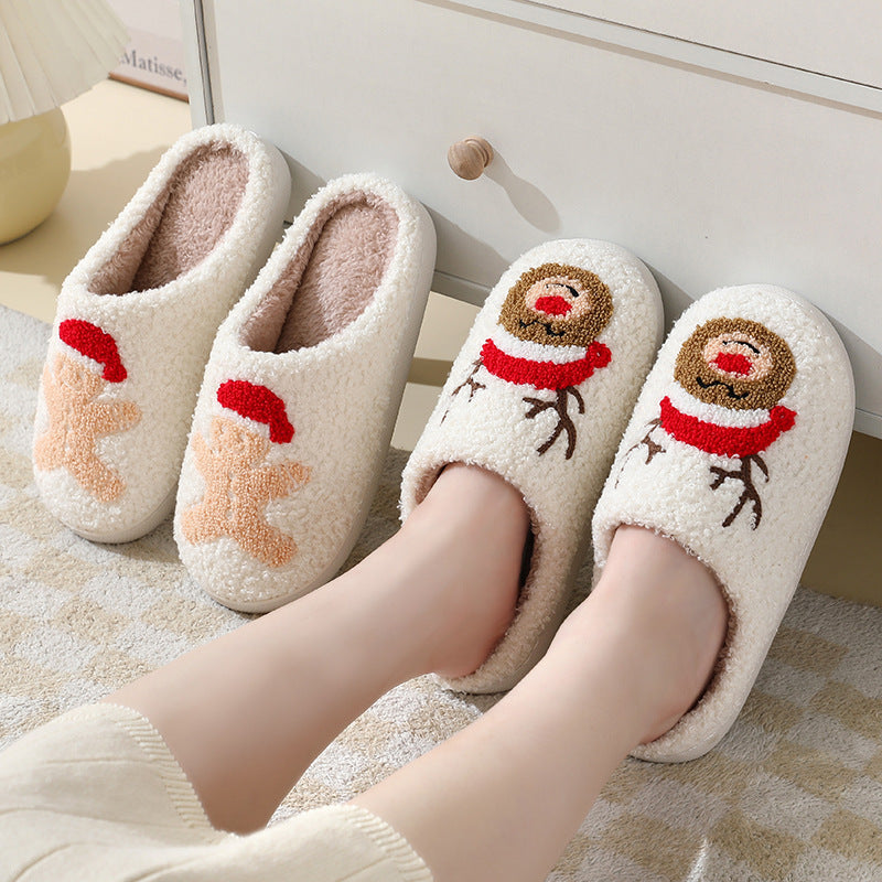Santa Claus Cotton Slippers
