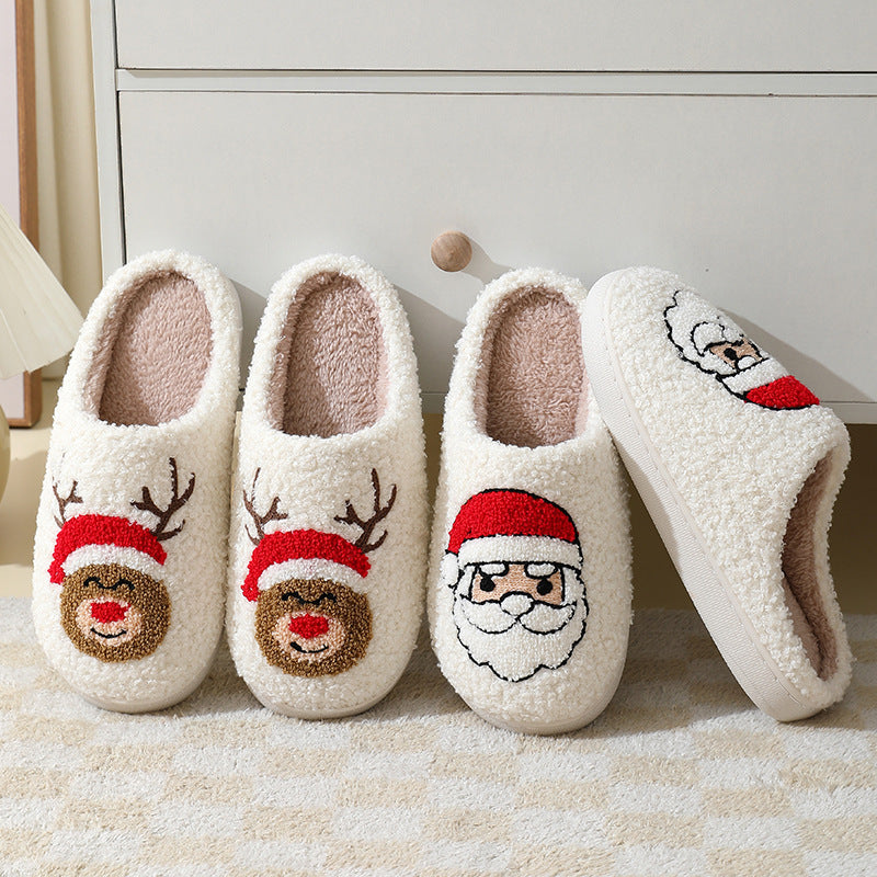 Santa Claus Cotton Slippers