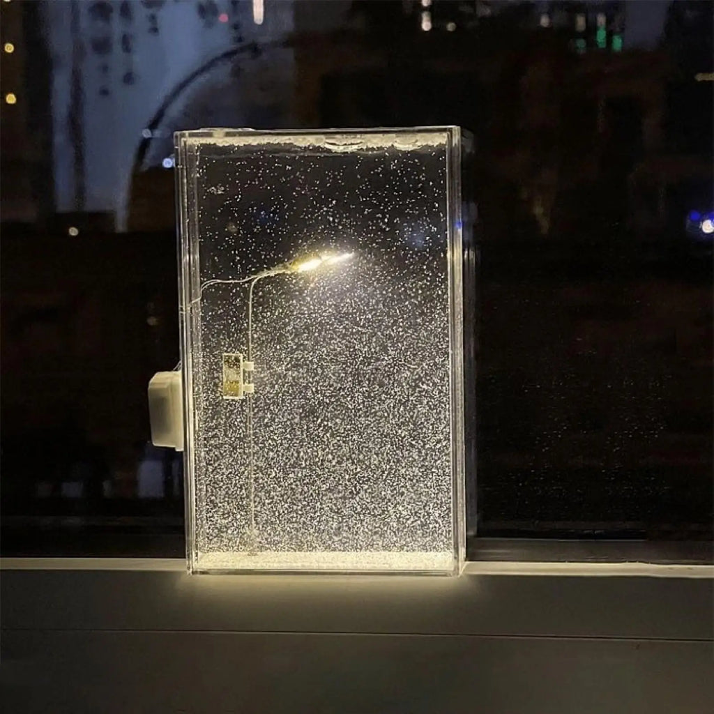 Christmas Snowy Lamp
