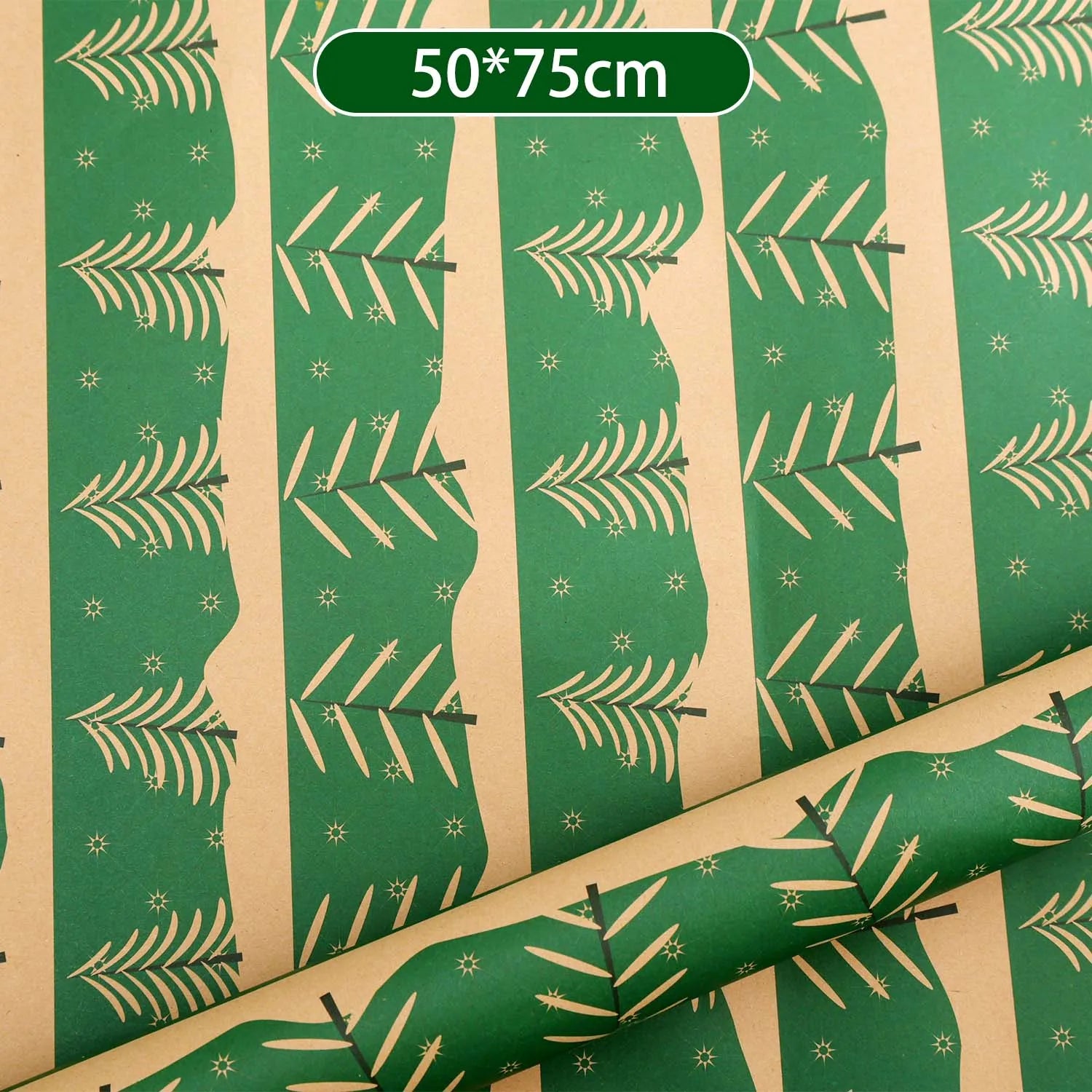 Kraft Wrapping Paper Cartoon Xmas