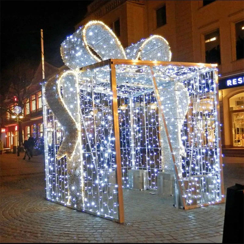 Giant LED Christmas Bowknot Arch Motif