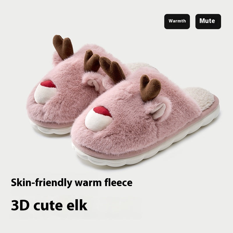 Raindeer Cotton Slippers