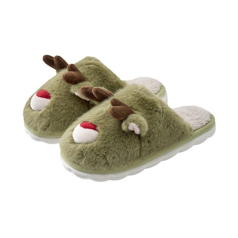 Raindeer Cotton Slippers